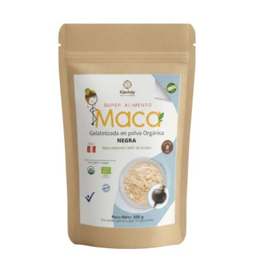 Maca orgánica negra en polvo