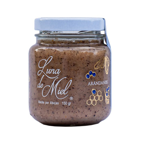 Miel cremada con arándanos